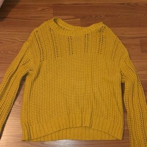 American Eagle Eyelet Balloon Sleeve Pullover